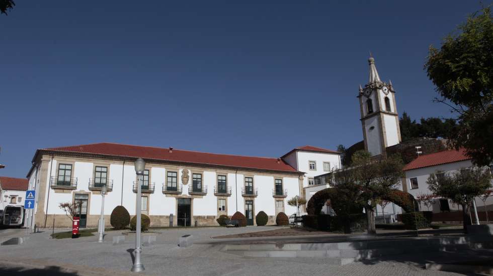Edifício da Câmara Municipal de Pinhel, 27 de outubro de 2017. MIGUEL PEREIRA DA SILVA / LUSA