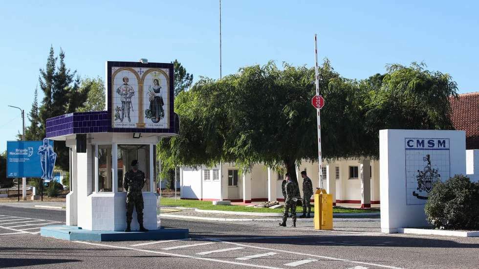 Porta de Armas do Campo Militar de Santa Margarida, Constância, 29 de setembro de 2021. PAULO NOVAIS/LUSA