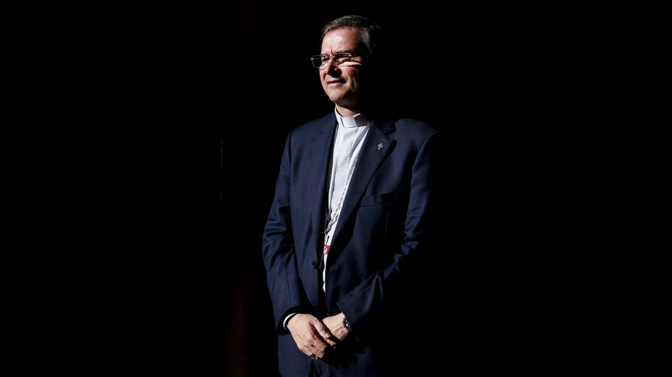 O novo Bispo de Setúbal, Cardeal Américo Aguiar, em entrevista à Agência Lusa, Lisboa, 20 de setembro de 2023. (ACOMPANHA TEXTO DE 28-09-2023)  JOSÉ SENA GOULÃO/LUSA