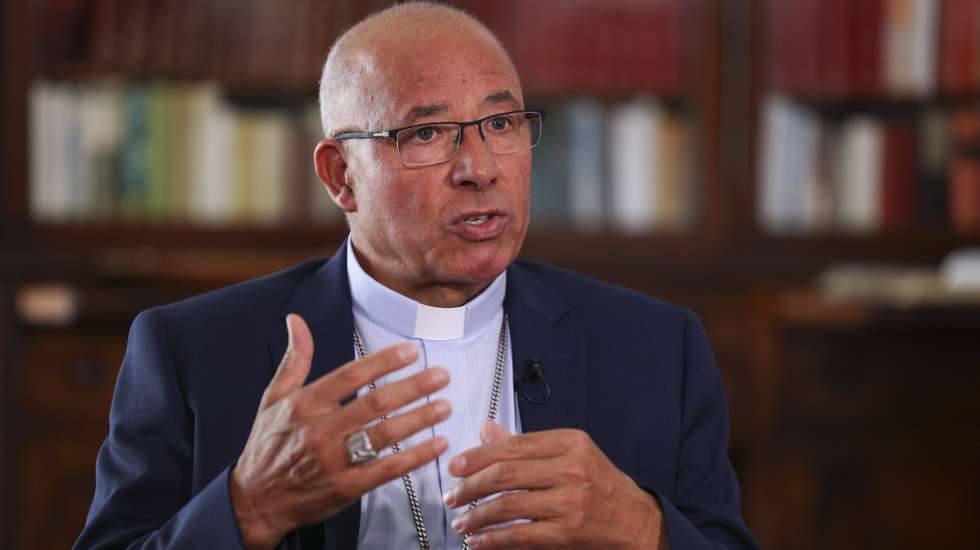 O patriarca de Lisboa, Rui Valério, em entrevista à Agência Lusa na semana em que completa um ano no cargo, Patriarcado de Lisboa, 4 de setembro de 2024. (ACOMPANHA TEXTO DE 12-09-2024) MIGUEL A. LOPES/LUSA