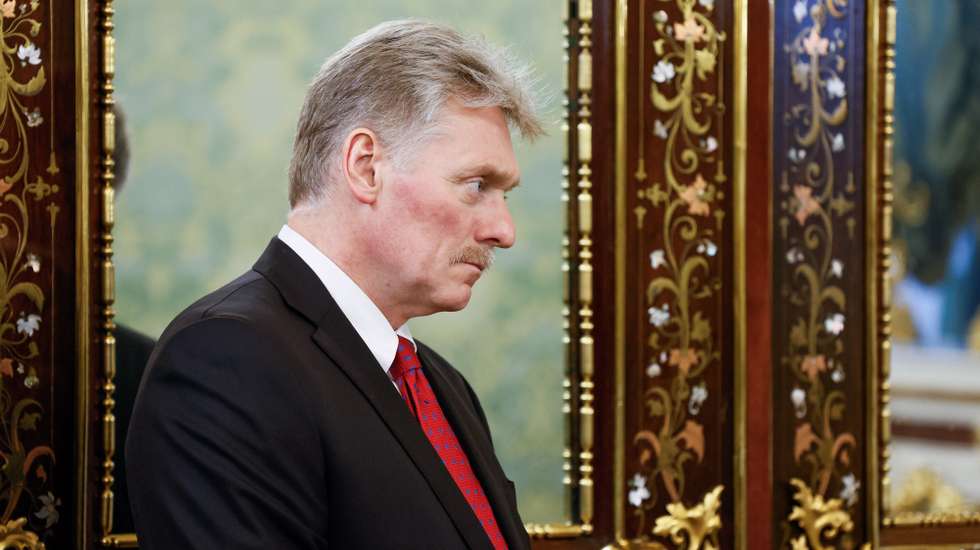 epa11960914 Kremlin spokesman Dmitry Peskov attends a meeting of Russian President Vladimir Putin and Belarusian President Alexander Lukashenko (both not pictured) at the Kremlin in Moscow, Russia, 13 March 2025. Lukashenko is on an official visit to Moscow.  EPA/MAXIM SHEMETOV/POOL