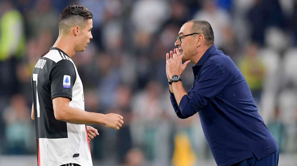 Maurizio Sarri trabalhou apenas uma temporada com Cristiano Ronaldo na Juventus, tendo ganho um Campeonato italiano