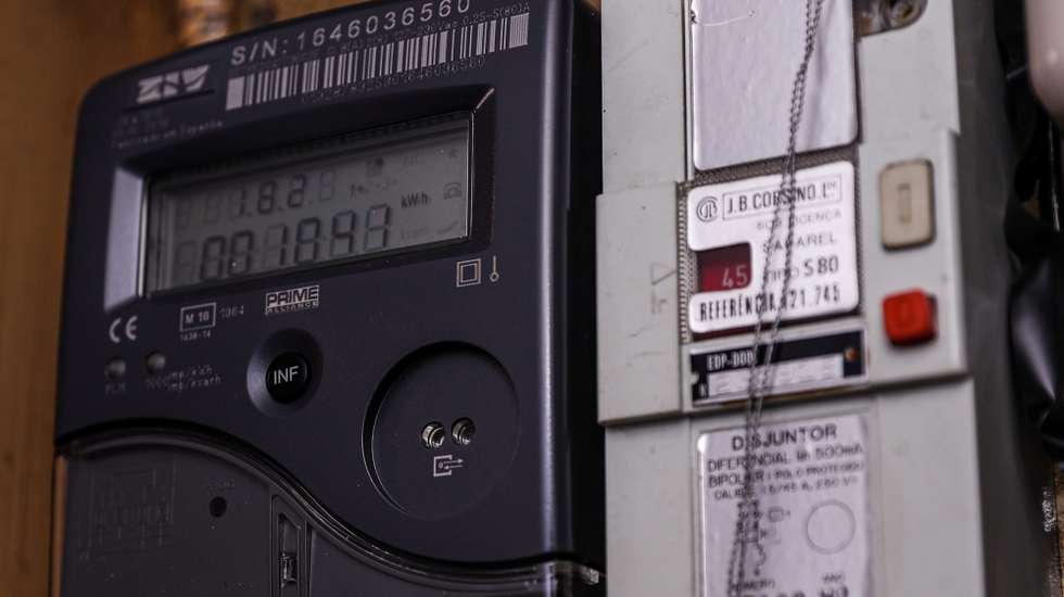 Contador de eletricidade, Lisboa, 23 de novembro de 2021. ANTÓNIO COTRIM/LUSA