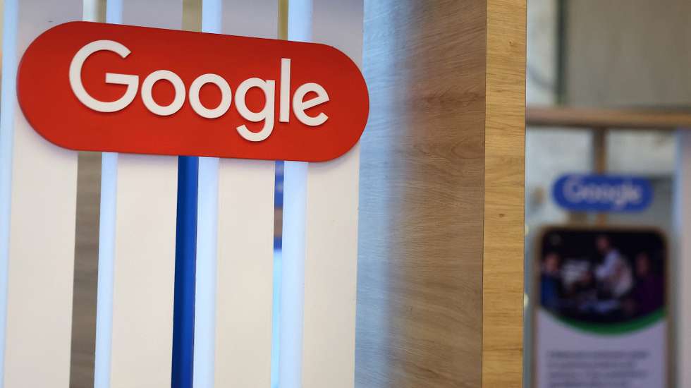 epa11634608 A logo of Google is seen on the wall during the groundbreaking ceremony for Malaysia's first Google data centre in Kuala Lumpur, Malaysia, 01 October 2024. ‘Google’s investment is expected to generate an economic impact exceeding US$3.2 billion (EURO2.87 billion) and create 26,500 jobs by 2030’, according to a press statement.  EPA/FAZRY ISMAIL
