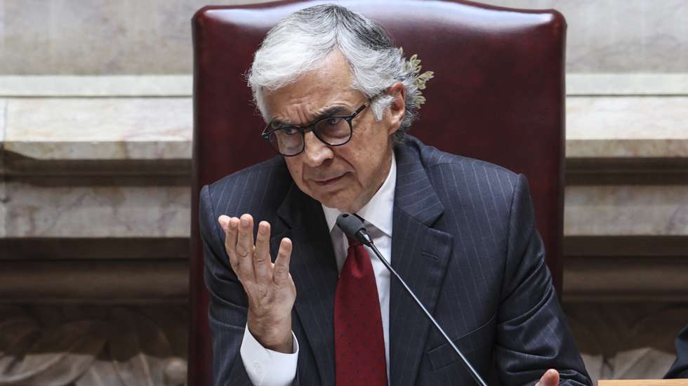 O presidente da Assembleia da República, José Pedro Aguiar-Branco, na sessão plenária de apresentação do Programa do XXV Governo Constitucional, na Assembleia da República, em Lisboa, 17 de junho de 2025. MIGUEL A. LOPES/LUSA