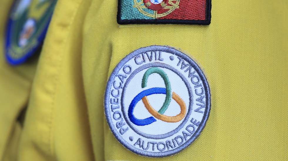Logótipo da proteção civil de Lisboa, Lisboa, 18 de abril de 2024. ANTÓNIO COTRIM/LUSA