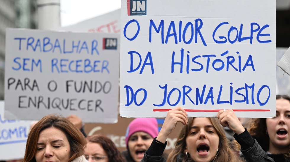 Os trabalhadores do Global Media Group (GMG) cumpriram na quarta-feira um dia de greve