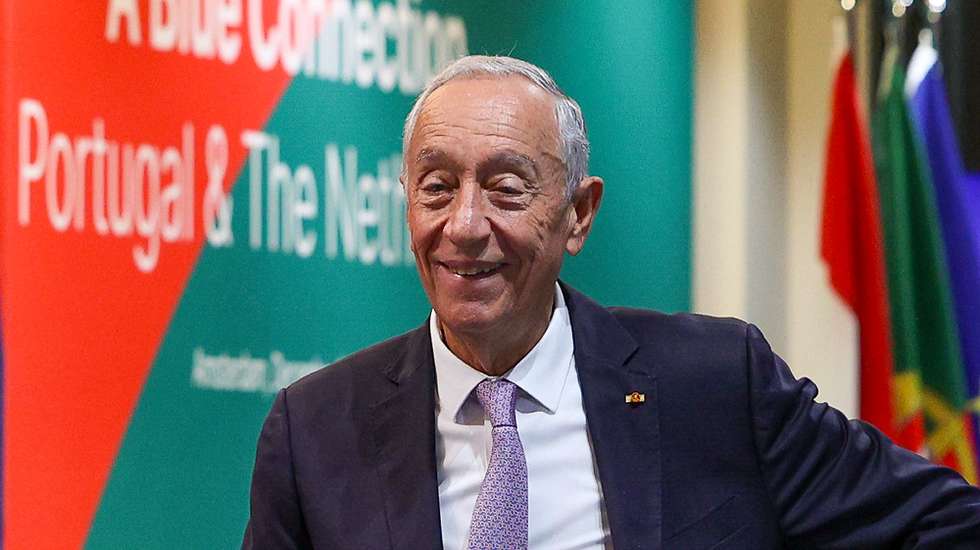 O Presidente da República, Marcelo Rebelo de Sousa, participa no Seminário Económico, em Amesterdão, Países Baixos, 10 de dezembro de 2024. TIAGO PETINGA/LUSA