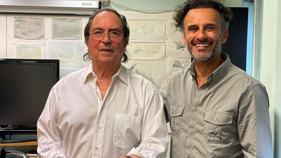 A fotografia publicada por Rui Unas com Tomás Taveira no Instagram