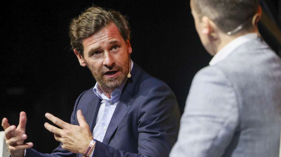 O treinador português André Villas-Boas intervém no painel 'AI v. The Eye Test' da cimeira tecnológica Web Summit 2023, a decorrer na FIL/Parque das Nações em Lisboa, 14 de novembro de 2023. MANUEL DE ALMEIDA/LUSA