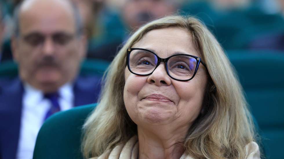 Ana Paula Martins ministra da Saúde durante a sessão comemorativa dos 128 anos da Escola Superior de Enfermagem do Porto, 17 de junho de 2024. ESTELA SILVA/LUSA