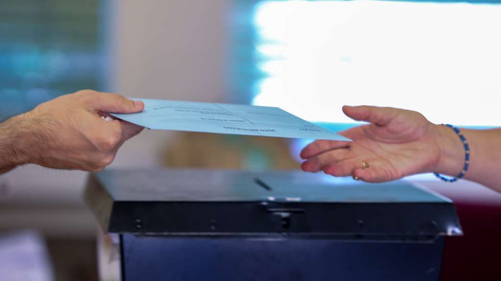 Vários cidadãos nacionais votaram antecipado para as eleições europeias, 02 junho 2024, na Cidade Universitária, em Lisboa  Em Portugal, as eleições europeias realizam-se em 09 de junho e serão disputadas por 17 partidos e coligações.  MANUEL DE ALMEIDA/LUSA