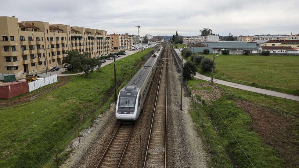 Na Mealhada, o trajeto para a passagem do comboio de alta velocidade, passa a alguns quilómetros do traçado da atual linha do norte, Mealhada, 8 de janeiro de 2024. (ACOMPANHA TEXTO DE 11 DE JANEIRO DE 2024). PAULO NOVAIS/LUSA