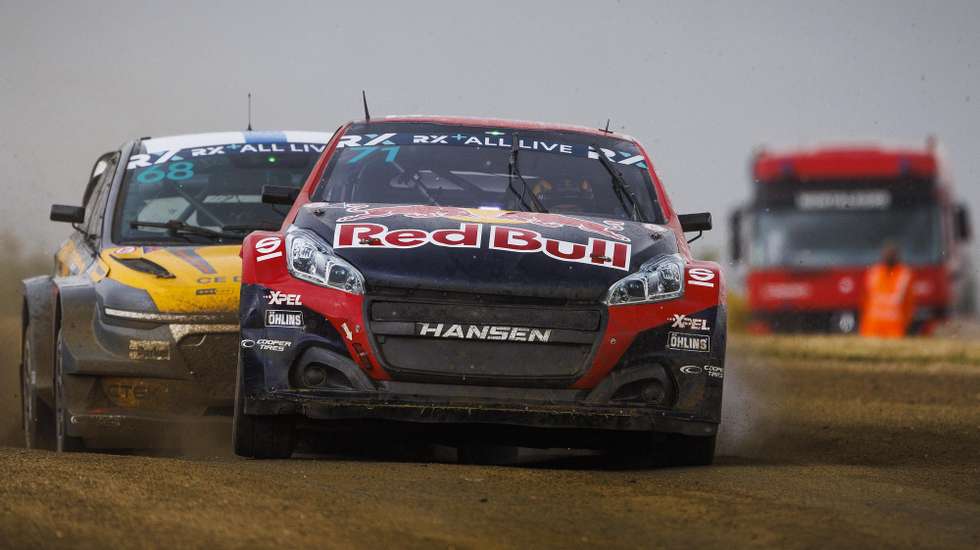 Swedish&#039;s RX driver Kevin HANSEN of Hansen World RX Team  in action with Peugeot 208 RX1e during the World Rallycross Championship at Montalegre Internacional Circuit, in Montalegre, Portugal, o4 june 2023. PEDRO SARMENTO COSTA/LUSA