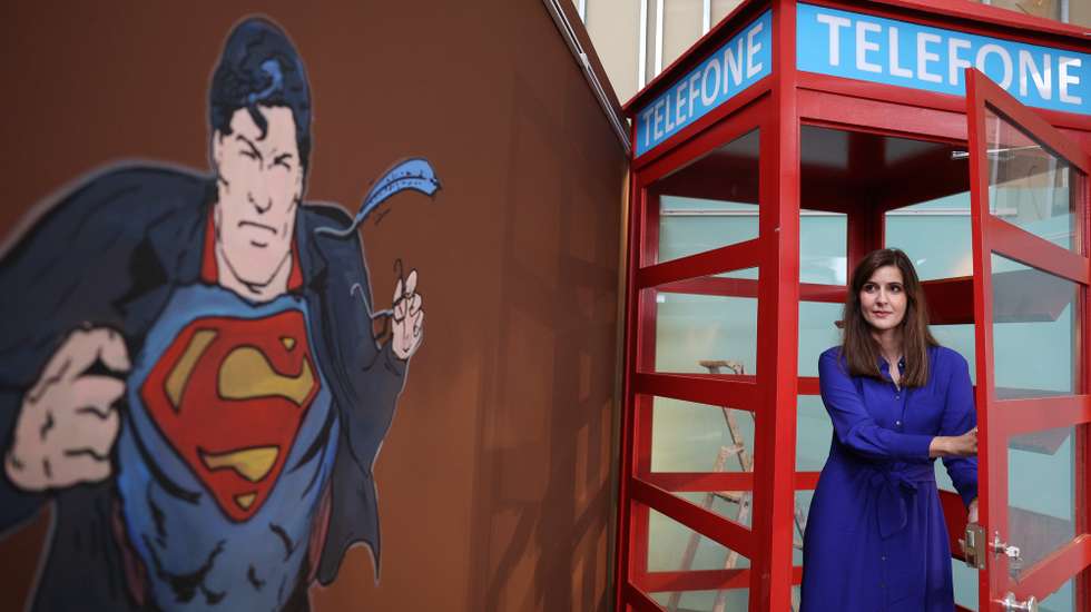 A diretora do festival Amadora BD, Catarina Valente, fala sobre o festival, Amadora, 16 de outubro de 2023. O festival Amadora BD abre ao público no dia 19 de outubro. (ACOMPANHA TEXTO DA LUSA DE 17 DE OUTUBRO DE 2023)TIAGO PETINGA/LUSA