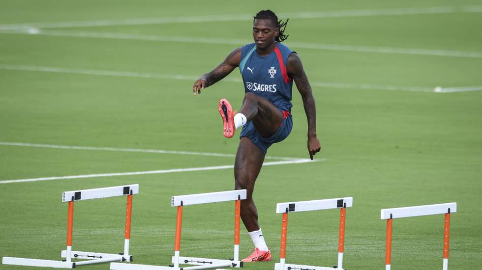 Portugal soccer team player Rafael Leao during the training session at the training site at Garden District Park for the FIFA World Cup 2026, Palm Beach, Florida, USA, 25 June 2026. MIGUEL A. LOPES/LUSA