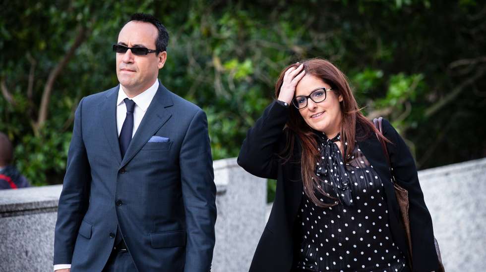 Tânia Reis, antiga advogada de Rosa Grilo, à chegada ao tribunal para a leitura do acordão do homicídio do triatleta Luis Grilo
