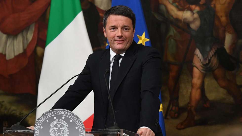 O envelope foi entregue diretamente na sede do Senado, em Roma, do qual Renzi é membro