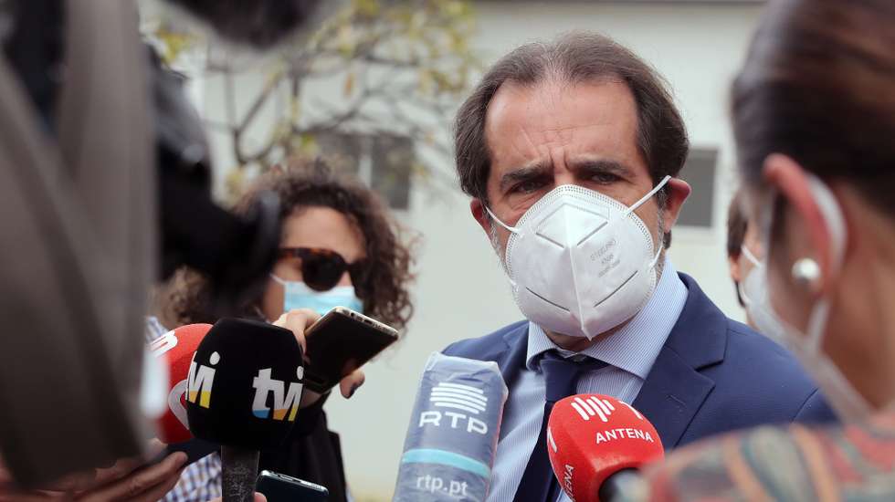 Covid-19: Presidente do Governo da Madeira Visita Hospital HOMEM DE GOUVEIA/LUSA