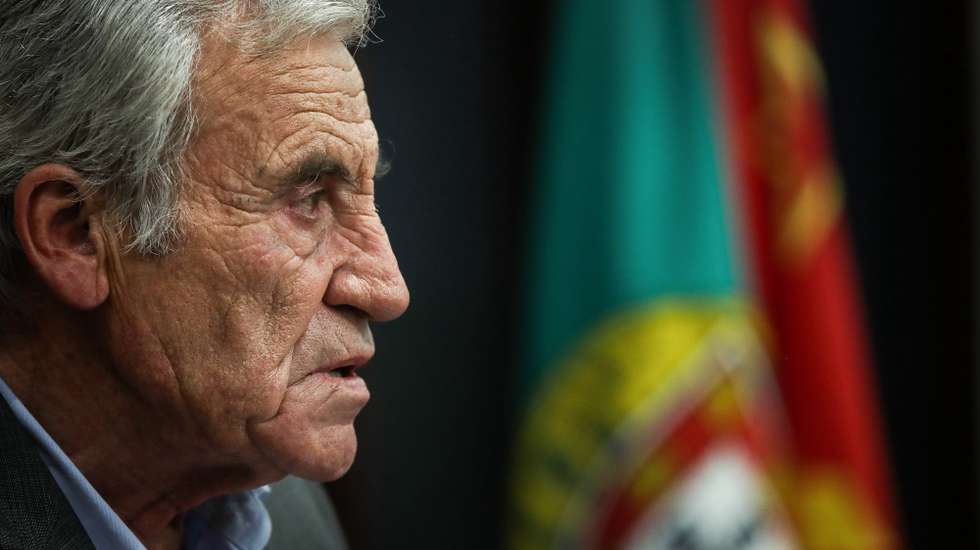 O secretário-geral do Partido Comunista Português (PCP), Jerónimo de Sousa, participa no encontro com profissionais e utentes de Saúde "Mais SNS, mais e me­lhor saúde", em Lisboa, 25 de junho de 2021. MÁRIO CRUZ/LUSA