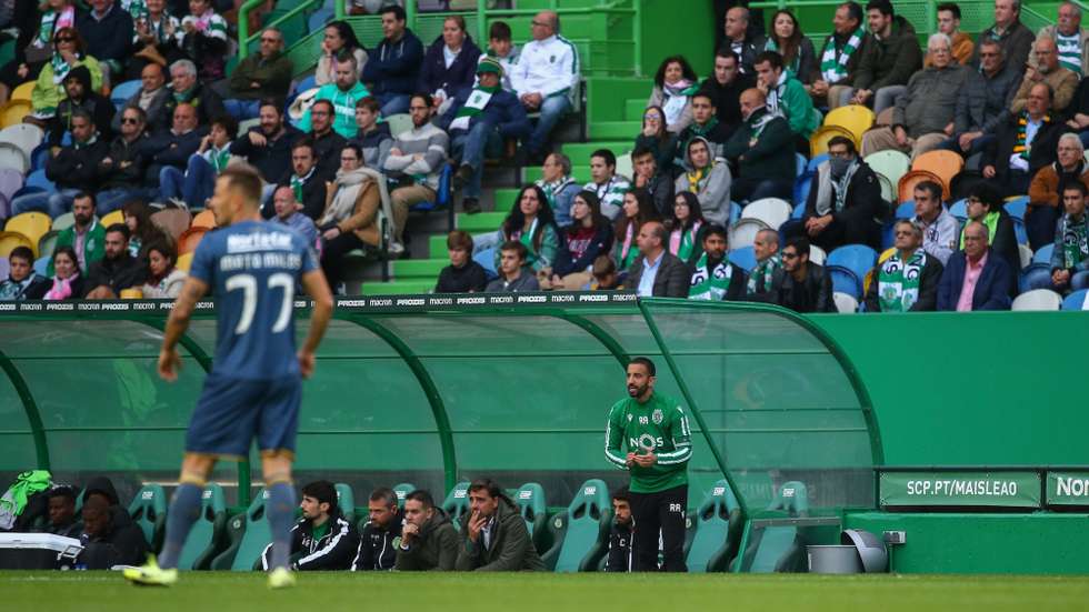 Rúben Amorim estreou-se em março de 2020 pelo Sporting em Alvalade, frente ao Desp. Aves. Daí para cá, não mais voltou a jogar com público