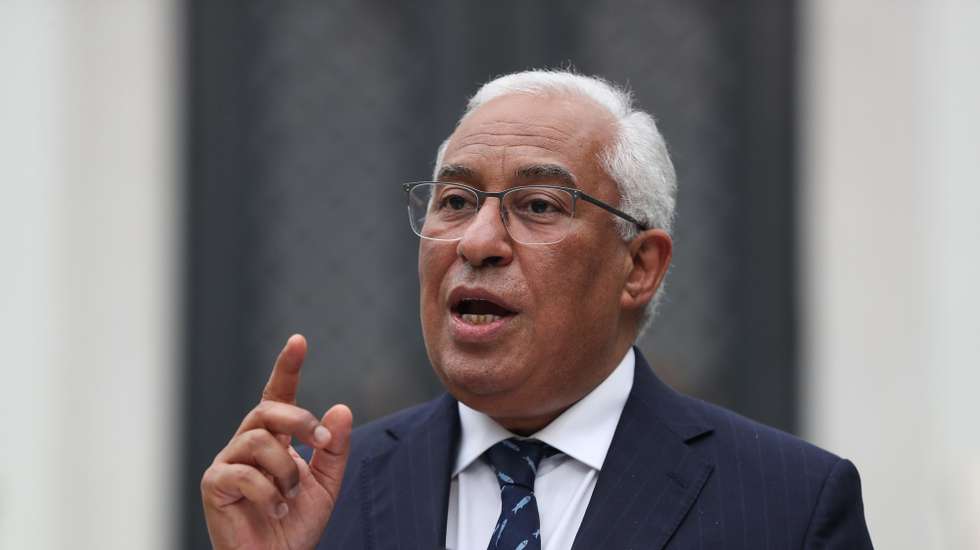 O primeiro-ministro, António Costa, faz uma comunicação ao país sobre os novos apoios sociais promulgados pelo Presidente da República, no Palácio de São Bento, em Lisboa, 31 de março de 2021. MÁRIO CRUZ/LUSA