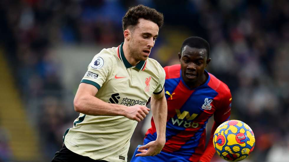 Diogo Jota não marcou em Londres frente ao Crystal Palace mas continua a ser o segundo melhor marcador da Premier League