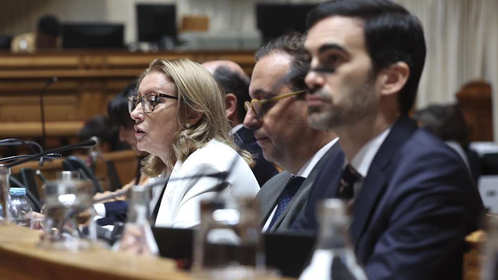A ministra do Trabalho, Solidariedade e Segurança Social, Maria do Rosário Ramalho, durante a sua audição na Comissão de Orçamento, Finanças e Administração Pública, na Assembleia da República, em Lisboa, 24 de outubro de 2025. ANTÓNIO COTRIM/LUSA