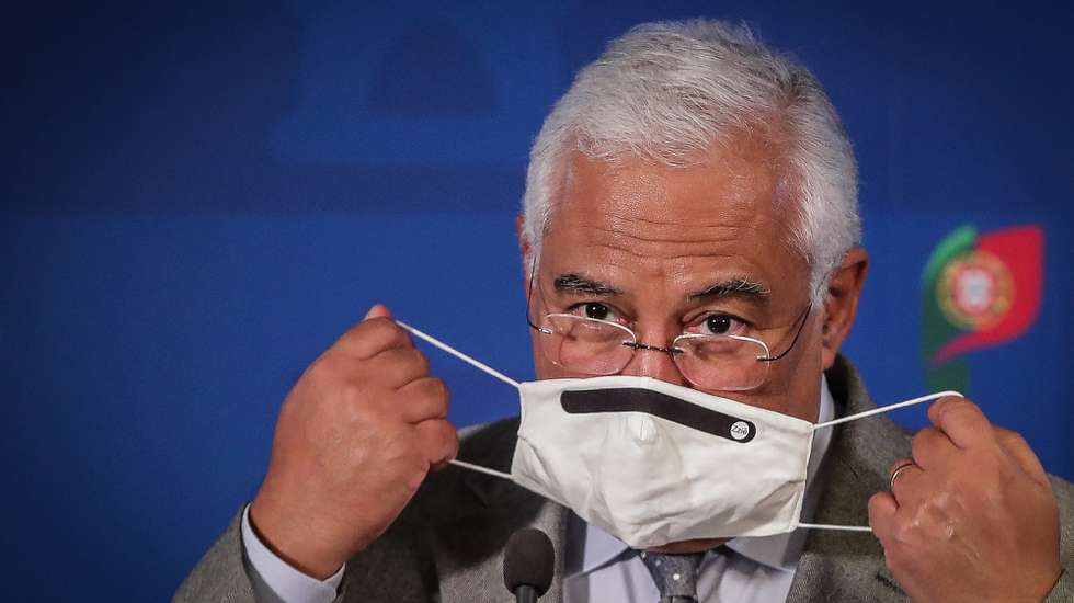Portuguese Prime Minister Antonio Costa attends a press conference after the European Council meeting at Sao Bento Palace, in Lisbon, Portugal, 19 November 2020. MÁRIO CRUZ/LUSA
