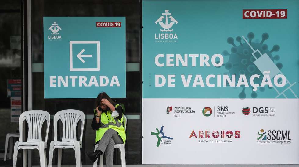 Novo centro de vacinação para a covid-19, nas Olaias, em Lisboa, 5 de março de 2021. MÁRIO CRUZ/LUSA