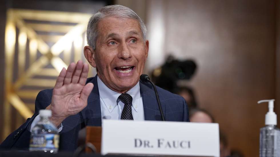 epa09355425 Anthony Fauci, director of the U.S. National Institute of Allergy and Infectious Diseases (NIAID) and the chief medical advisor to the president, during a Senate Health, Education, Labor, and Pensions Committee hearing in Washington, DC, USA, 20 July 2021.  EPA/J. Scott Applewhite / POOL