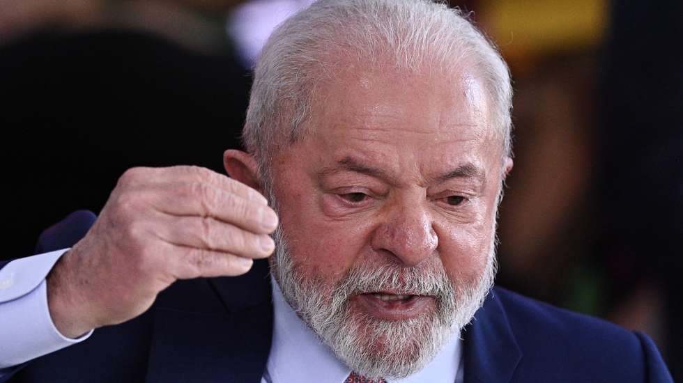 epa10744274 Brazilian President Luiz Inacio Lula da Silva speaks during a ceremony in which he sanctioned the relaunch of a popular housing program 'My house, my life', created in 2009, at the Planalto Palace in Brasilia, Brazil, 13 July 2023. The first edition of this policy was launched in Lula's second term, in 2009, delivering 6 million units. In 2020 the program was suspended by then President Bolsonaro, but now it is relaunched and adapted to the current reality of the country. Lula proposed on 13 July to transform the 'thousands' of abandoned buildings and land owned by the Brazilian State into social housing for the most vulnerable population. The government's goal is to subsidize 'more than two million homes' until 2026, the last year of Lula's term.  EPA/ANDRE BORGES
