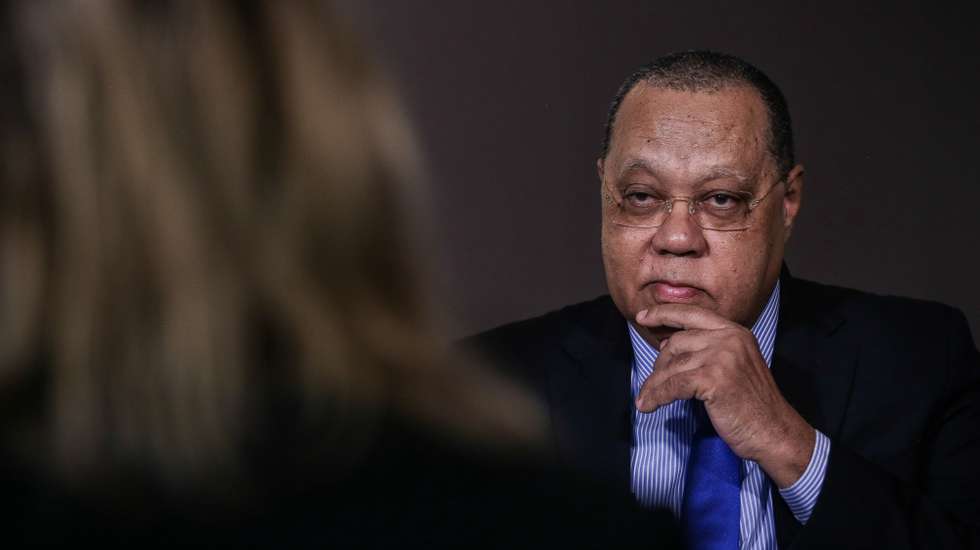epa08159841 The Attorney General of the Republic of Angola Helder Pitta Gros during a interview in Lisbon, Portugal, 24 January 2020. On Wednesday, the Angolan Attorney General announced that businesswoman Isabel dos Santos had been set up on charges of alleged mismanagement and embezzlement of funds during her time at the state oil company Sonangol.  EPA/MARIO CRUZ