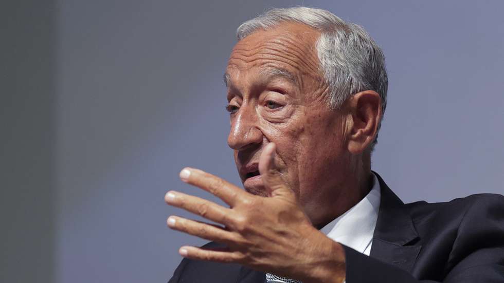 O Presidente da República, Marcelo Rebelo de Sousa, fala no 3.º BOOK 2.0, promovido pela APEL – Associação Portuguesa de Editores e Livreiros, para debater o futuro do livro, da leitura e da literacia em Portugal e na Europa, sob o tema “A Reinvenção das Espécies”, propondo uma reflexão sobre os desafios da leitura e da edição num tempo marcado pela transição digital, a sustentabilidade e a necessidade de reforçar a literacia, na Fundação Champalimaud, em Lisboa, 3 de setembro de 2025.   MANUEL DE ALMEIDA/LUSA