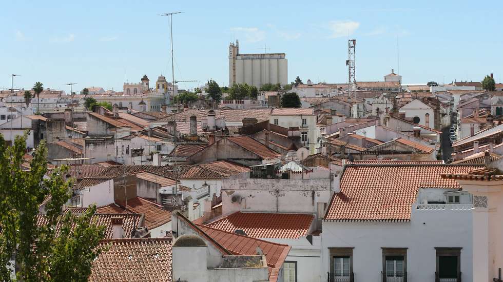 Vista geral a partir do Castelo de Moura, 17 de setembro de 2017. NUNO VEIGA/LUSA