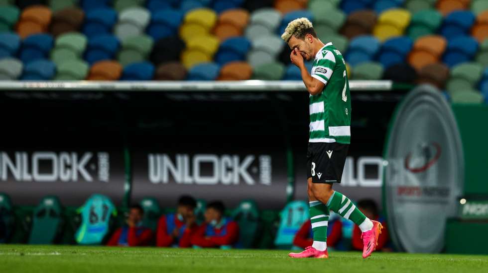 Pedro Gonçalves não escondeu as emoções num jogo que terminou com a maior goleada da temporada por parte do Sporting
