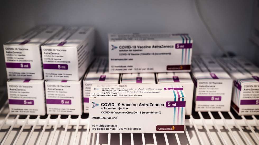 epa09004712 The AstraZeneca vaccines are stored and prepared for vaccination at the Region Hovedstaden's Vaccine Center in Bella Center in Copenhagen, Denmark, 11 February 2021.  EPA/Liselotte Sabroe  DENMARK OUT
