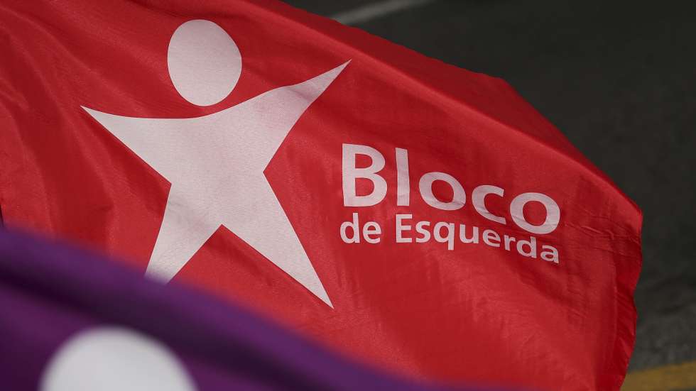 Bandeiras do Bloco de Esquerda, Lisboa, 7 de julho de 2019.  ANTÓNIO COTRIM/LUSA