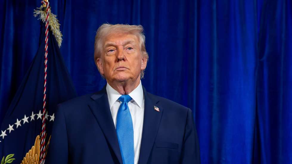 epa12624866 US President Donald Trump looks on during a news conference at the Mar-a-Lago Club in Palm Beach, Florida, USA, 03 January 2026. Venezuelan President Nicolas Maduro has been charged in the US after he was captured and flown out of Venezuela, following a series of airstrikes that mark an extraordinary escalation in the Trump administration's months-long campaign against the country.  EPA/NICOLE COMBEAU / POOL