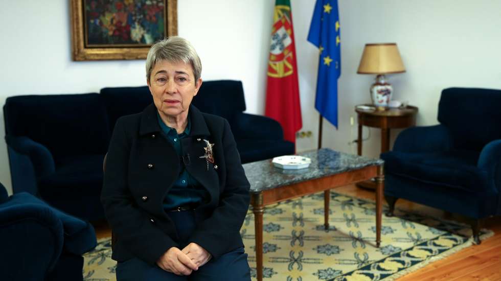 A secretária de Estado das Comunidades Portuguesas, Berta Nunes, durante a entrevista à Agência Lusa realizada no Ministério dos Negócios Estrangeiros, em Lisboa, 14 de dezembro de 2020. (ACOMPANHA TEXTO DE 16/12/2020)  MANUEL DE ALMEIDA/LUSA