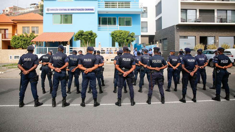 Foi esta manhã inaugurada a sede da Direção Central de Investigação Criminal da Polícia Nacional cabo-verdiana  pelo ministro da Administração Interna de Cabo Verde, Paulo Rocha (ausente da fotografia), na cidade da Praia, Cabo Verde, 09 de fevereiro de 2021. FERNANDO DE PINA/LUSA