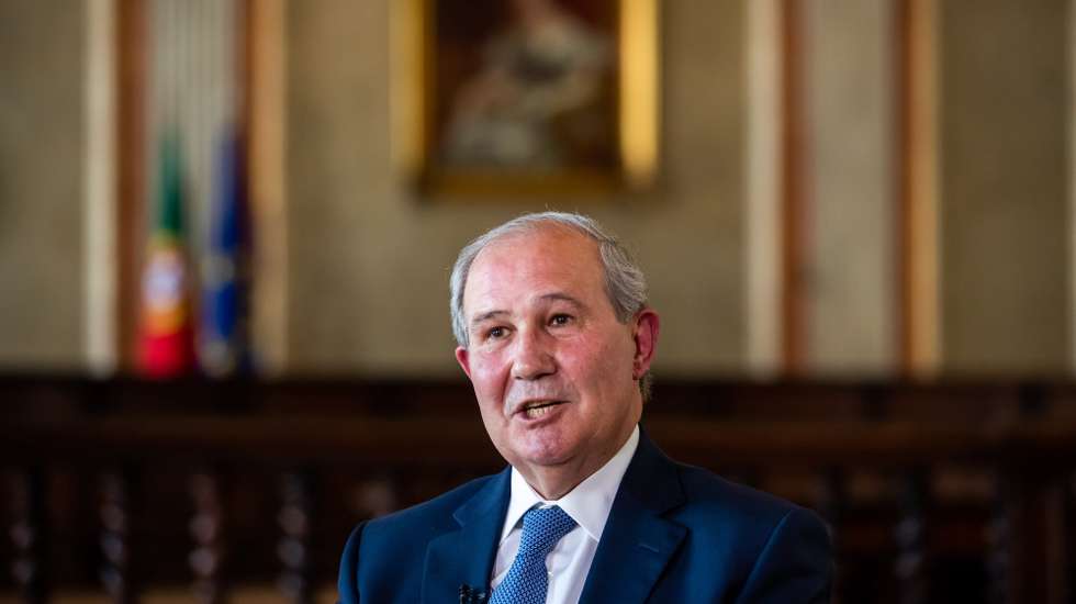 O presidente do Supremo Tribunal de Justiça, António Piçarra, em entrevista à Agência Lusa, no Supremo Tribunal de Justiça, em Lisboa, 06 de abril de 2021.  JOSÉ SENA GOULAO/LUSA (ACOMPANHA TEXTO DE 07 DE ABRIL DE 2021)