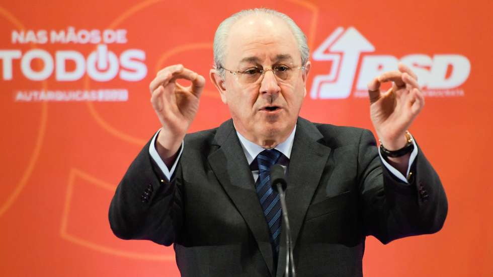 Rui Rio, presidente do Partido Social Democrata (PSD), durante a conferência de imprensa onde divulgou mais 50 candidatos do partido às próximas eleições autárquicas, num hotel do Porto. 23 de março de 2021. FERNANDO VELUDO/LUSA