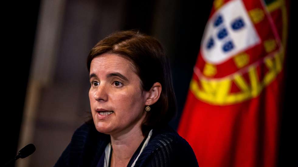 A ministra de Estado e da Presidência, Mariana Vieira da Silva, durante a conferência de imprensa após reunião do Conselho de Ministros, no Palácio da Ajuda, em Lisboa, 24 de junho de 2021. JOSE SENA GOULAO/LUSA
