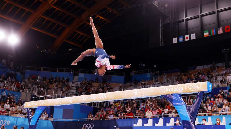 Ariake Gymnastics Centre teve uma moldura humana como nunca registara (nem de perto) nas outras sessões desde o inicio dos Jogos Olímpicos