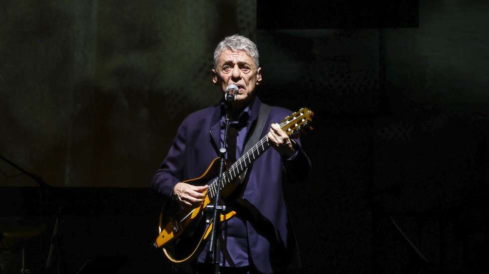 Brazilian singer-songwriter, guitarist, composer, playwright, writer, and poet Chico Buarque, performs live in concert at Campo Pequeno, Lisbon, Portugal, 02 June 2023. JOSE SENA GOULAO/LUSA