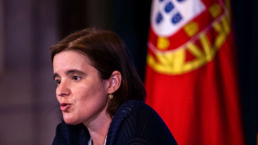 A ministra de Estado e da Presidência, Mariana Vieira da Silva, durante a conferência de imprensa após reunião do Conselho de Ministros, no Palácio da Ajuda,  em Lisboa, 24 de junho de 2021. JOSE SENA GOULAO/LUSA