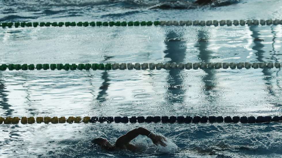 Atletas da Seleção olímpica brasileira durante os treinos onde algumas das maiores esperanças de medalha brasileiras para os Jogos Olímpicos Tóquio2020, com destaque para a natação e a natação sincronizada, estão entre os atletas que estagiam presentemente em Rio Maior, Santarém, 29 de julho de 2020. O Comité Olímpico do Brasil (COB) está em Portugal a preparar os Jogos Olímpicos Tóquio2020 e, entre os atletas a estagiar em Rio Maior, estão as esperanças 'canarinhas' da natação e da natação sincronizada. (ACOMPANHA TEXTO DE 31 DE JULHO DE 2020). TIAGO PETINGA/LUSA