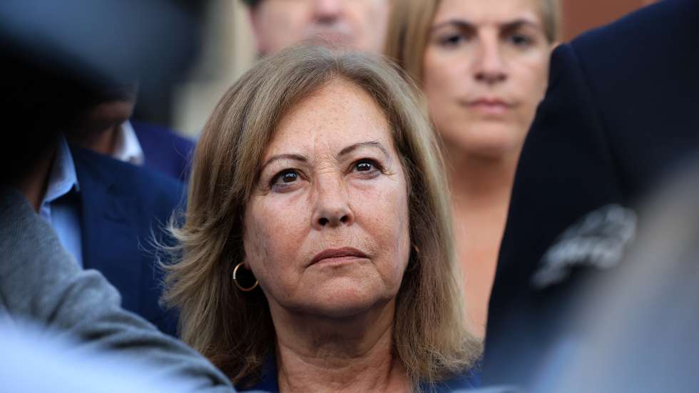 A ministra da Administração Interna, Margarida Blasco, deslocou-se a Lamego no âmbito da queda de um helicóptero no rio Douro, próximo da localidade de Samodães, Lamego, que transportava seis passageiros, nomeadamente um piloto e uma equipa de cinco de cinco militares da Unidade de Emergência Proteção e Socorro (UEPS) que regressava do combate a um incêndio no concelho de Baião, Lamego, 30 de agosto de 2024.  Até ao momento foram localizados os corpos de quatro militares da GNR, continuando desaparecido um outro elemento, e as buscas continuam. ESTELA SILVA/LUSA