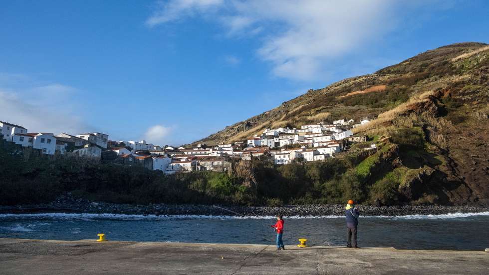 O Corvo, a mais pequena ilha açoriana, Com Cerca de 450 habitantes, seis quilómetros de comprimento e quatro de largura prepara-se para receber o Presidente da República na passagem de ano, mas o mau tempo pode fazer das suas. Na Ilha do Corvo, Açores. 30 de dezembro de 2019 , ( ACOMPANHA TEXTO). EDUARDO COSTA/LUSA